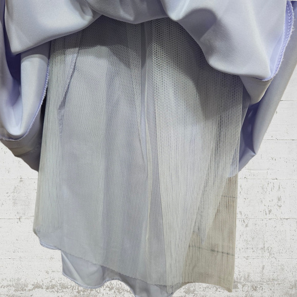 Y2K Vintage Purple Rhinestone Embellished Ball Gown Dress Flower Girl Size 12 - Picture 15 of 16